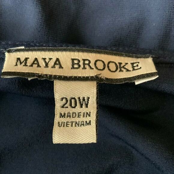 Maya Brooke Dress Suit Women's Sz 20W Embellished Neckline Embroidery Jacket NEW - Picture 11 of 12